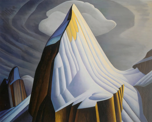 Lawren Harris Framed Prints: Curating a Legacy of Canadian Modernism - Mount Lefroy - 1930 by Lawren Harris