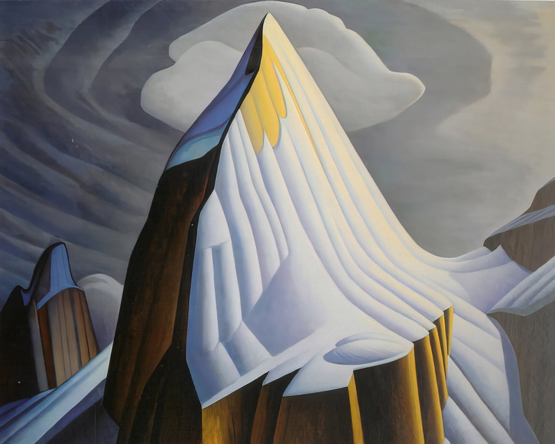 Lawren Harris Prints for Sale: A Collector's Guide to Canadian Modernism - Mount Lefroy - 1930 by Lawren Harris