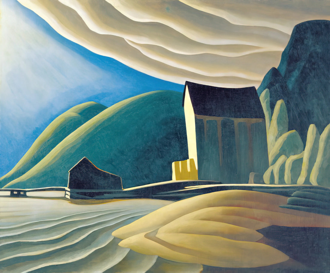 Lawren Harris: The Visionary Behind Pic Island and the Soul of Canadian Modernism - Ice House, Coldwell, Lake Superior - 1923 by Lawren Harris
