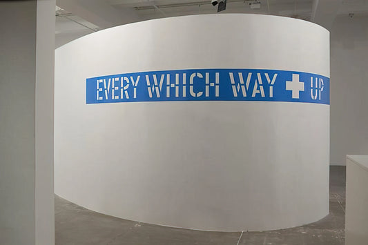 Lawrence Weiner Posters: The Conceptual Art of Language as Visual Medium - Every Which Way  Up - 2010 by Lawrence Weiner