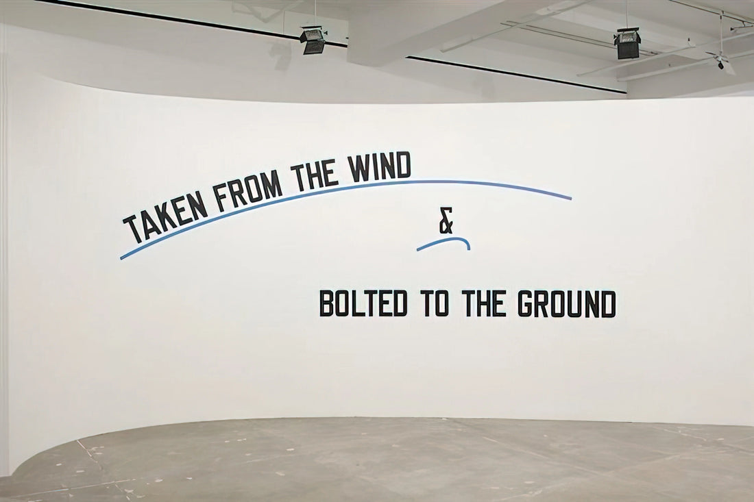 Lawrence Weiner Posters: The Conceptual Art of Language in Your Space - Taken From the Wind... - 2009 by Lawrence Weiner