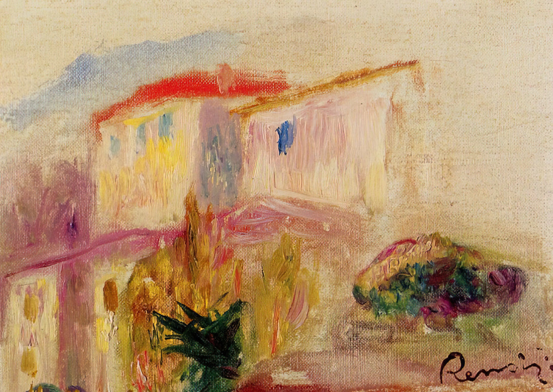 Le Moulin de la Galette by Renoir: A Masterpiece of Impressionist Joy and Light - Le Poste at Cagnes study by Pierre-Auguste Renoir