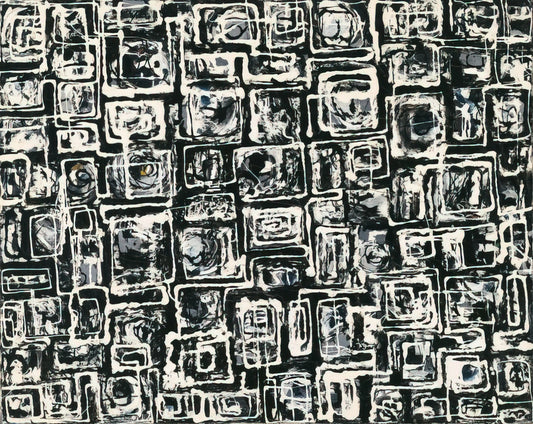 Lee Krasner Barbican: Unveiling the Unsung Genius of Abstract Expressionism - White Squares by Lee Krasner