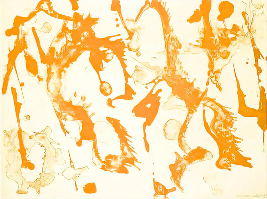 Lee Krasner Noon 1947: A Masterpiece of Abstract Expressionism - Gold Stone by Lee Krasner