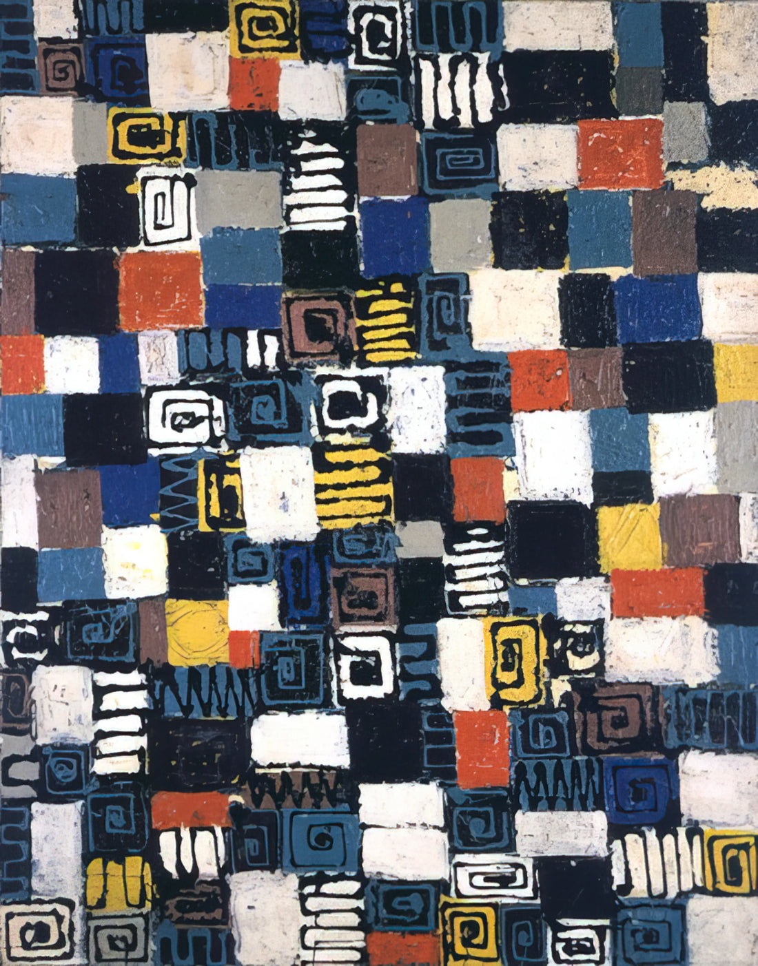 Lee Krasner: The Abstract Expressionist Pioneer Beyond Pollock - Untitled from Little Image series by Lee Krasner