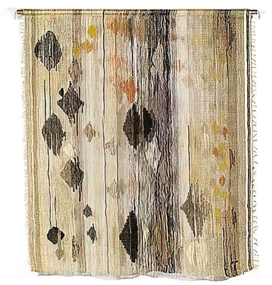 Lenore Tawney Artwork: The Pioneering Spirit of Fiber Art and Assemblage - FLOATING SHAPES 1958 by Lenore Tawney