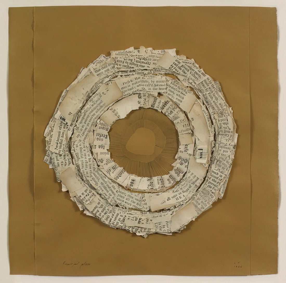 Lenore Tawney Print: The Fiber Artist Who Wove Abstraction Into Modern Art - FRUITFUL PLACE 1966 by Lenore Tawney