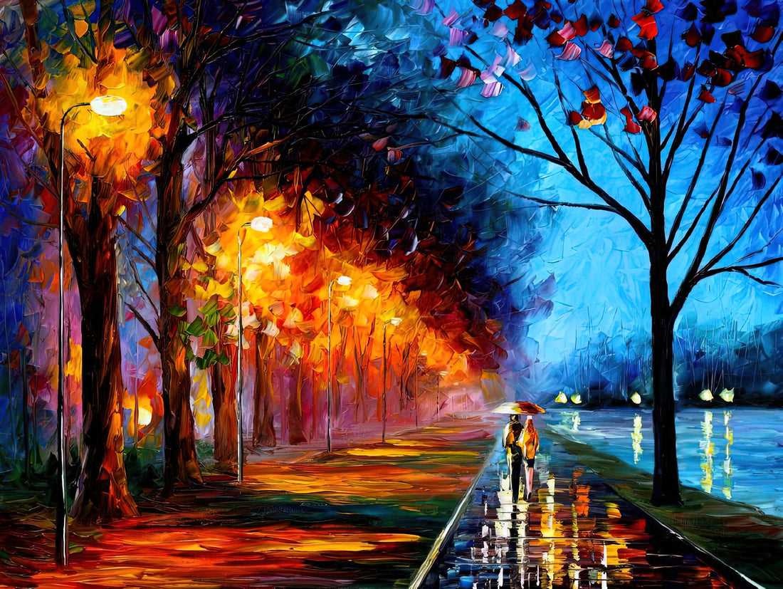 Leonid Afremov Canvas Art: A Collector's Guide to Vibrant Impressionism - Leonid Afremov by Leonid Afremov