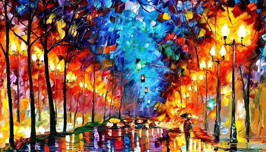 Leonid Afremov Canvas Art: A Symphony of Color and Emotion - Leonid Afremov by Leonid Afremov