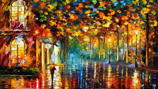 Leonid Afremov: How to Paint with Palette Knife Brilliance and Emotional Color - Leonid Afremov by Leonid Afremov