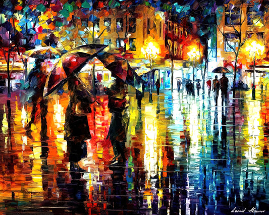 Leonid Afremov's Amsterdam: The Release of Happiness in Art - Leonid Afremov by Leonid Afremov