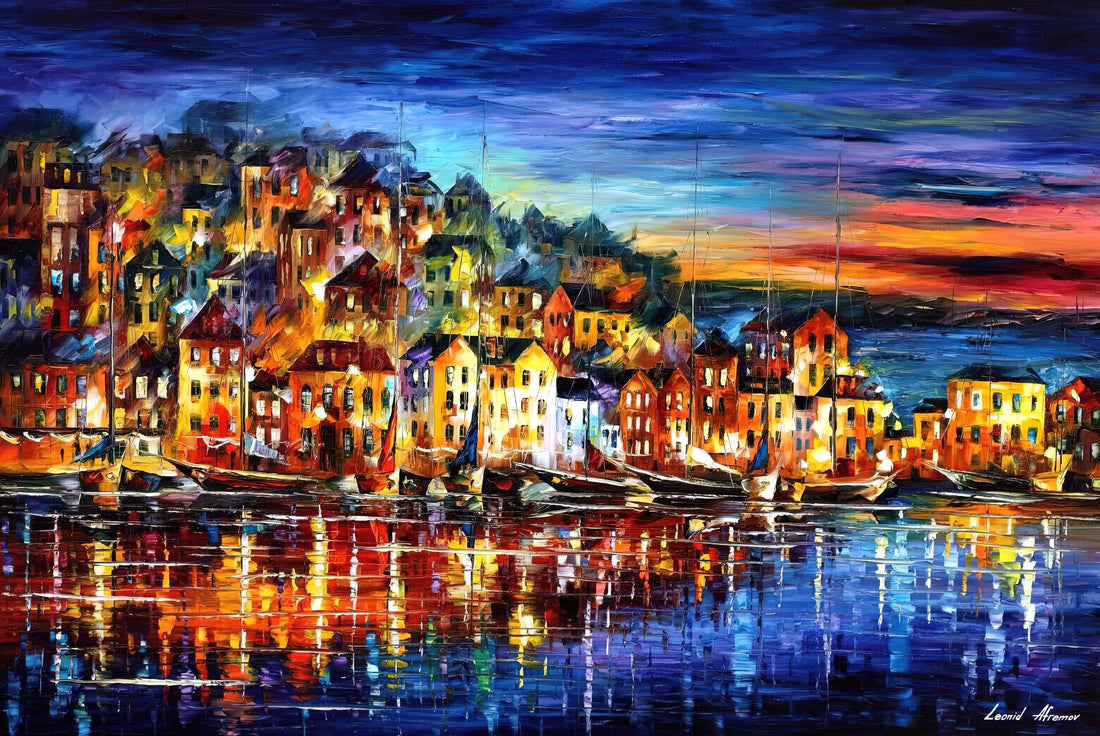 Leonid Afremov's 'Bewitched Park': A Masterpiece of Modern Impressionism - Leonid Afremov by Leonid Afremov