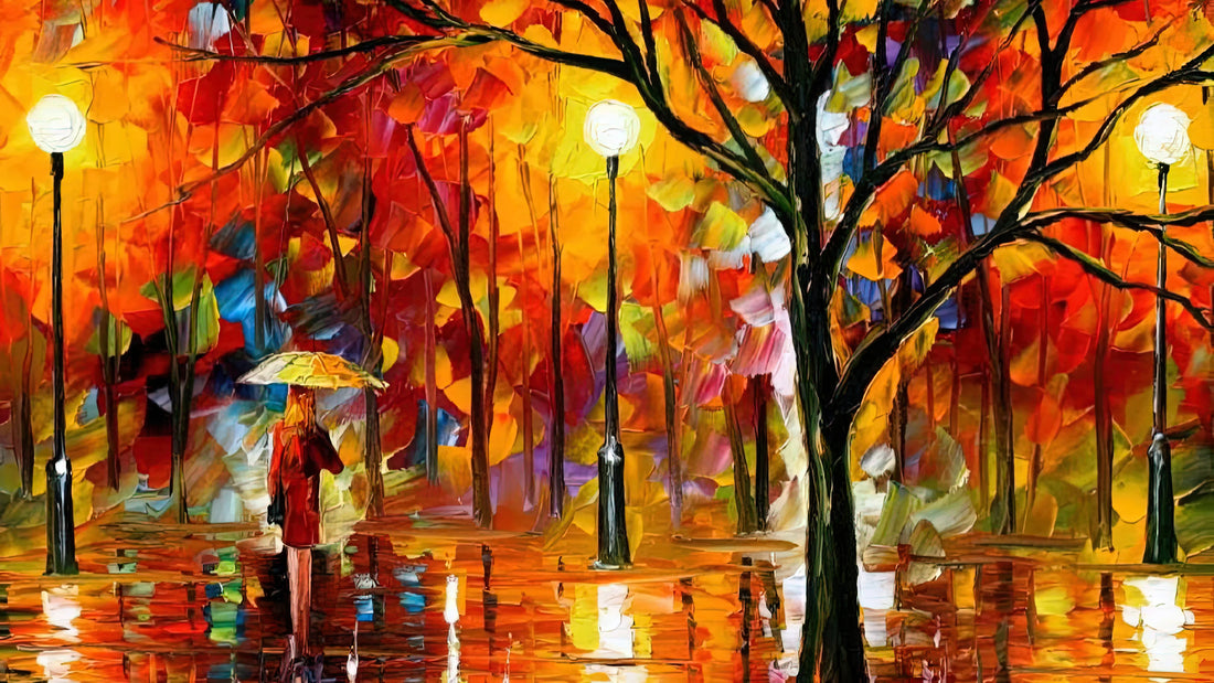 Leonid Afremov's 'Rainy Wedding': A Masterpiece of Modern Impressionism - Leonid Afremov by Leonid Afremov