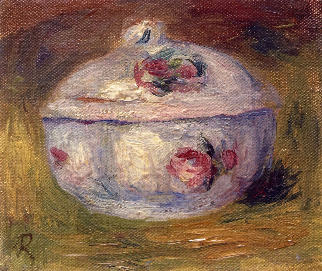 Les Parapluies de Renoir: A Masterpiece of Impressionist Narrative - Sugar Bowl by Pierre-Auguste Renoir