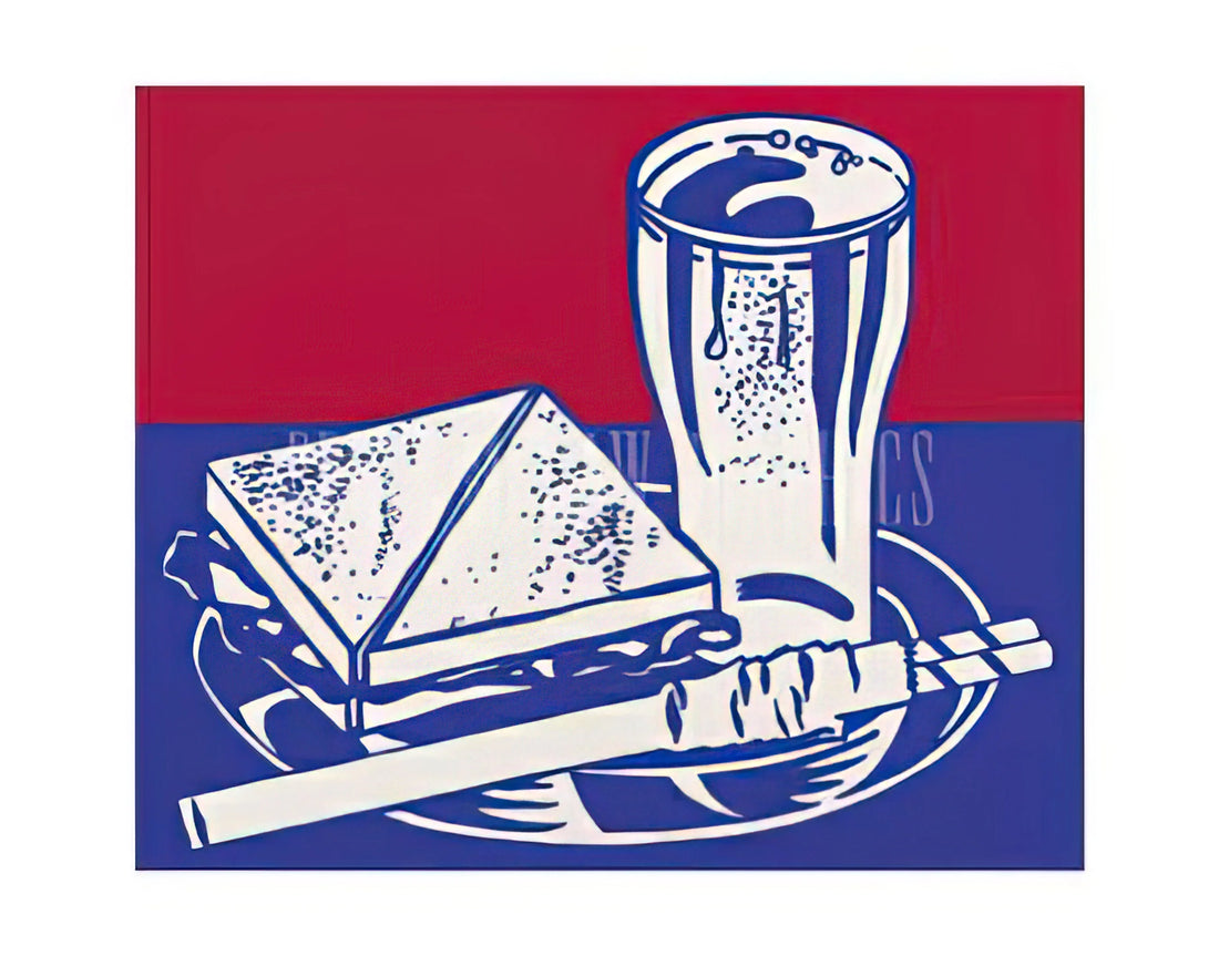 Lichtenstein Temple: The Pop Art Icon's Enduring Legacy and Where to Find Museum-Quality Prints - SANDWICH AND SODA 1964 by Roy Lichtenstein