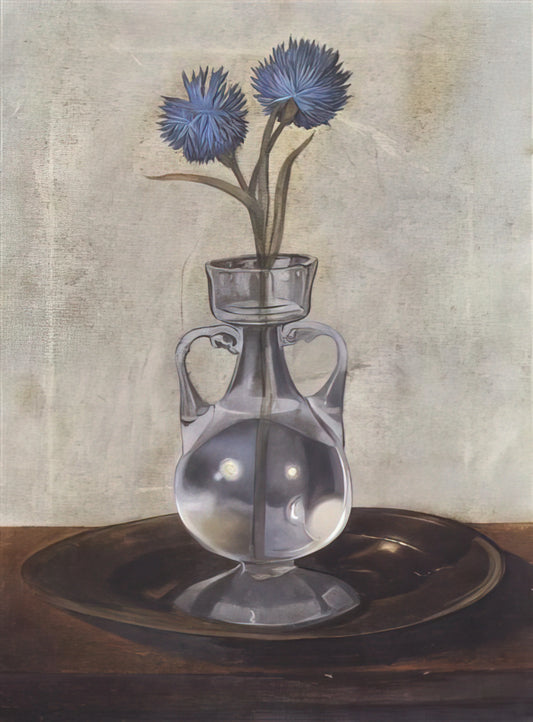 Lobster Telephone Print: The Surrealist Icon That Redefined Art and Object - THE VASE OF CORNFLOWERS by Salvador Dali