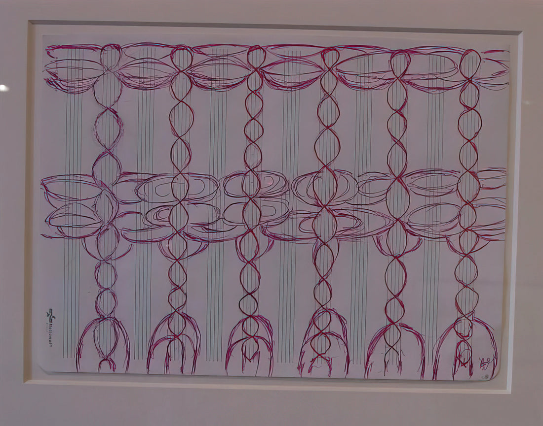 Louise Bourgeois Textile Works: The Fabric of Memory, Trauma, and Transformation - CHANGE THE DIRECTION OF THE MUSIC STAFF by Louise Bourgeois