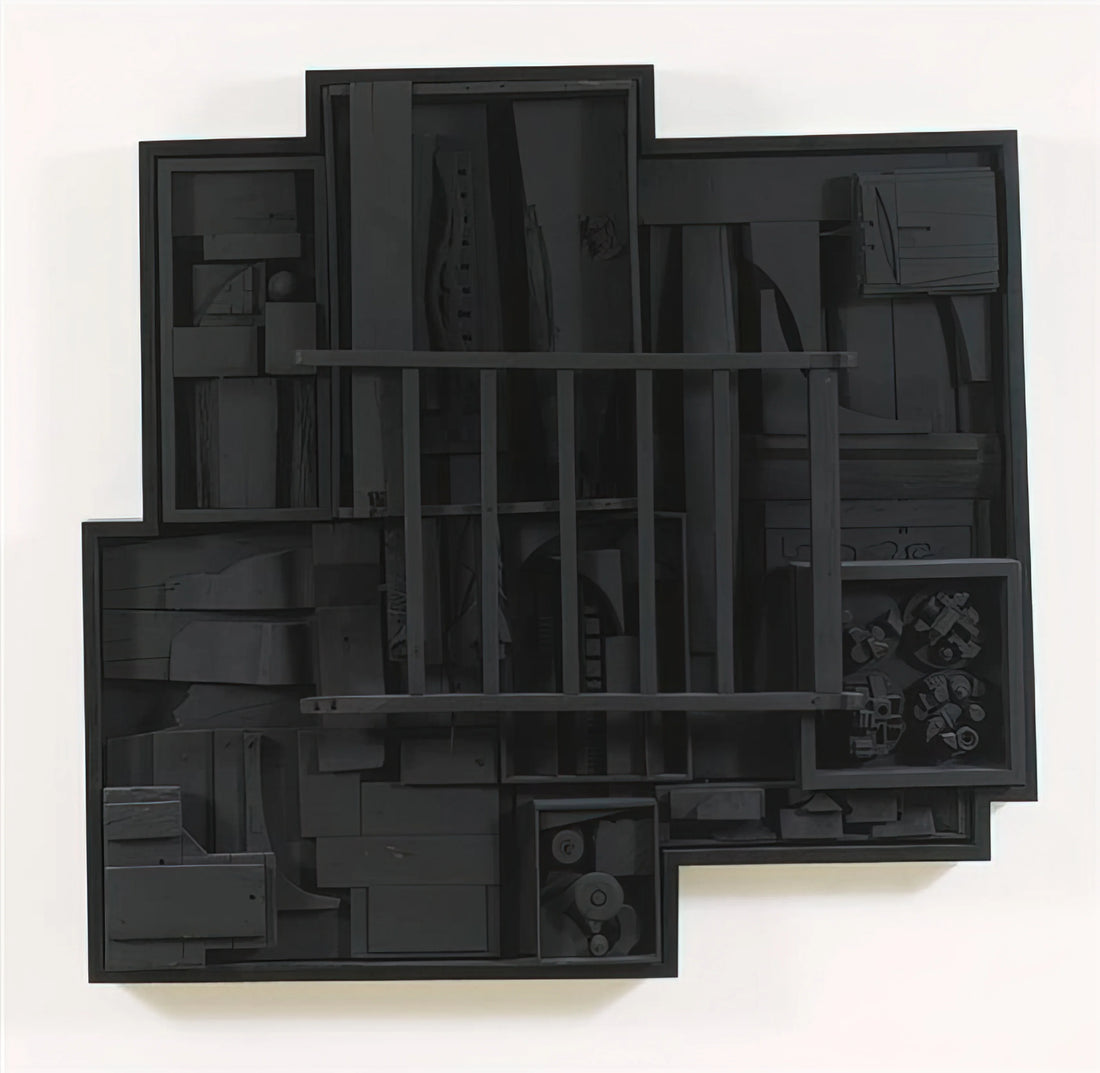 Louise Nevelson Prints: A Collector's Guide to Monumental Modernist Sculpture in Two Dimensions - SKY JAG IV 1974 by Louise Nevelson