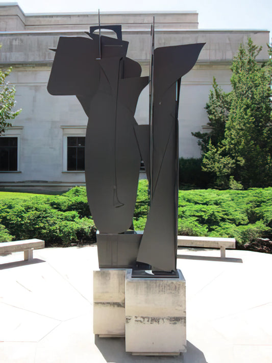 Louise Nevelson Prints: The Monumental Legacy of America's Assemblage Master - SEVENTH DECADE GARDEN IX X 1970 by Louise Nevelson