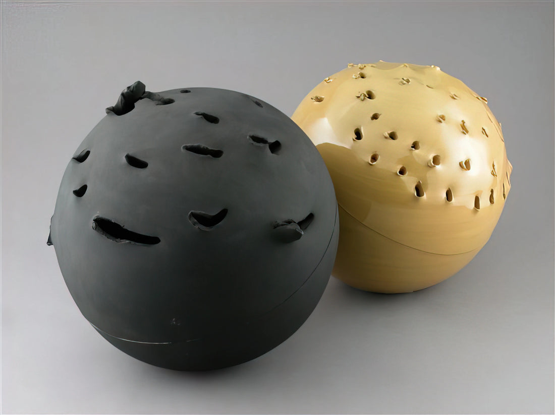 Lucio Fontana: The Revolutionary Sculptor Who Redefined Space and Form - Sphere - 1957 by Lucio Fontana
