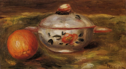 Luncheon of the Boating Party Poster: A Masterpiece of Impressionist Joy and Social Commentary - Still Life with Orange and Sugar Bowl by Pierre-Auguste Renoir