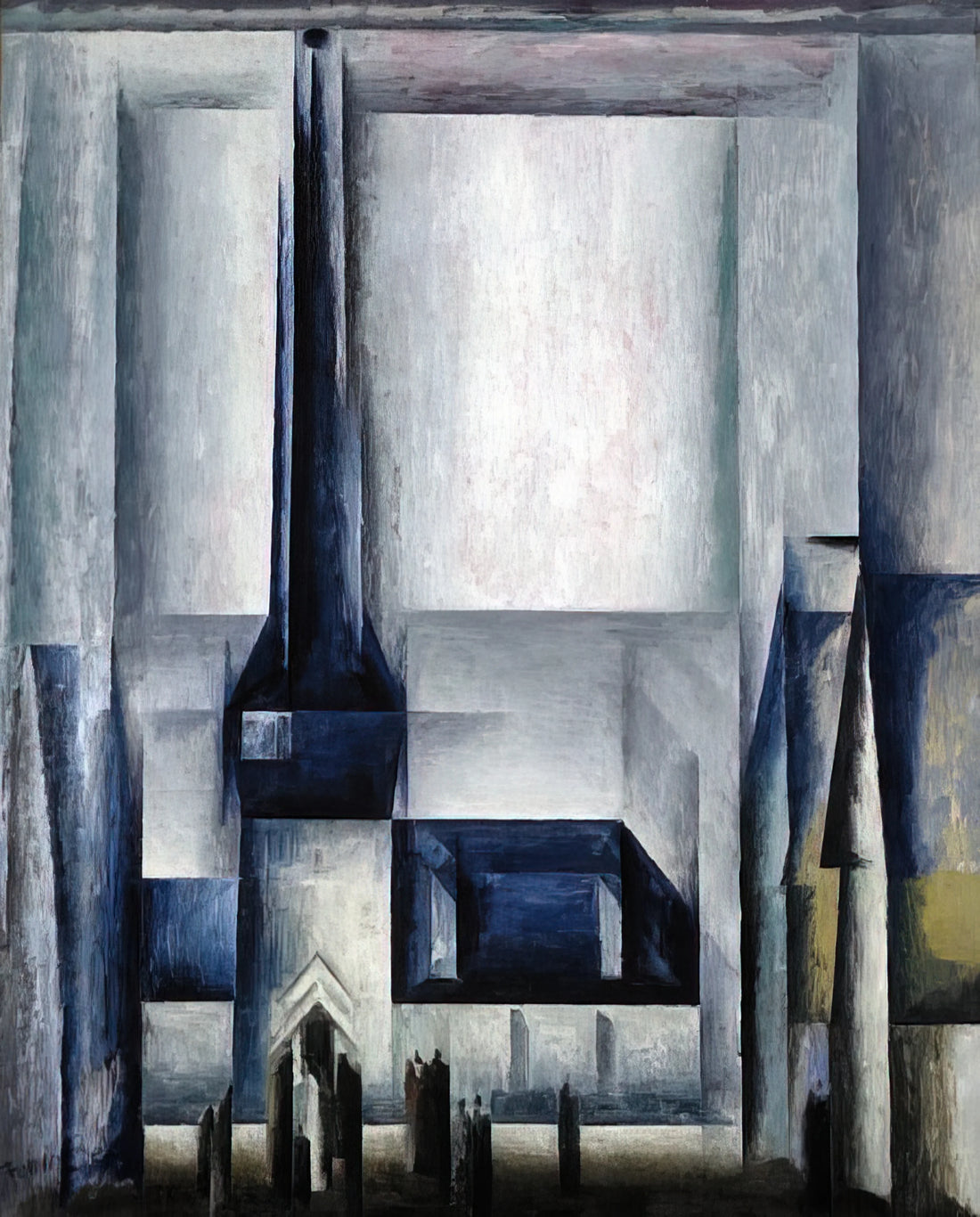 Lyonel Feininger Framed Art Print: A Guide to the Artist's Vision and Display - GELMERODA III 1913 by Lyonel Feininger