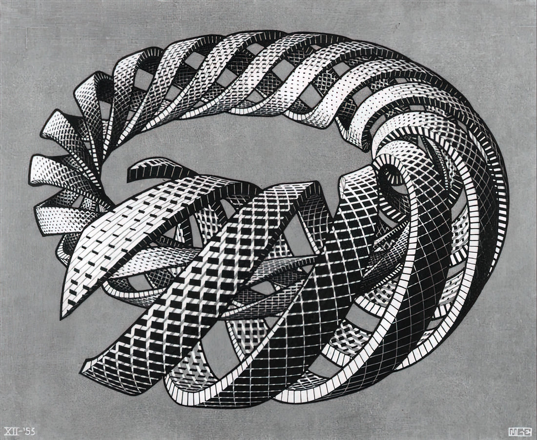 M.C. Escher Optical Illusions: The Art of Impossible Reality - SPIRALS by MC Escher