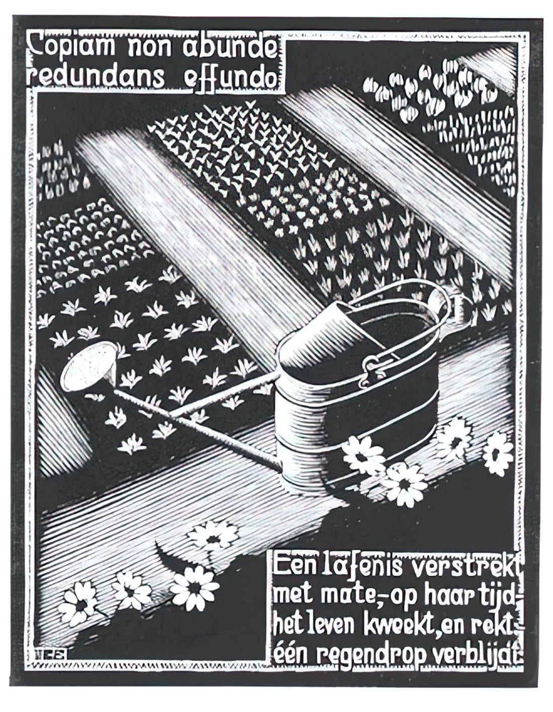M.C. Escher: The Master of Mathematical Illusion and Visual Paradox - WATERINGCAN by MC Escher