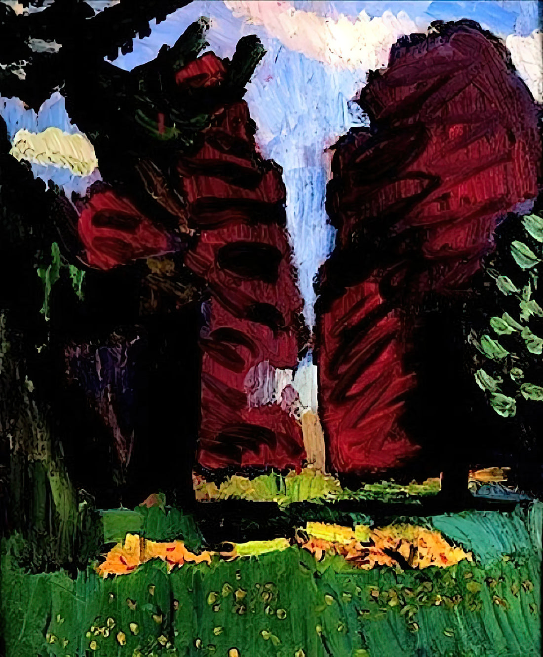 Madame Matisse: Henri Matisse's Revolutionary Portraits and Their Enduring Legacy - COPPER BEECHES 1901 by Henri Matisse
