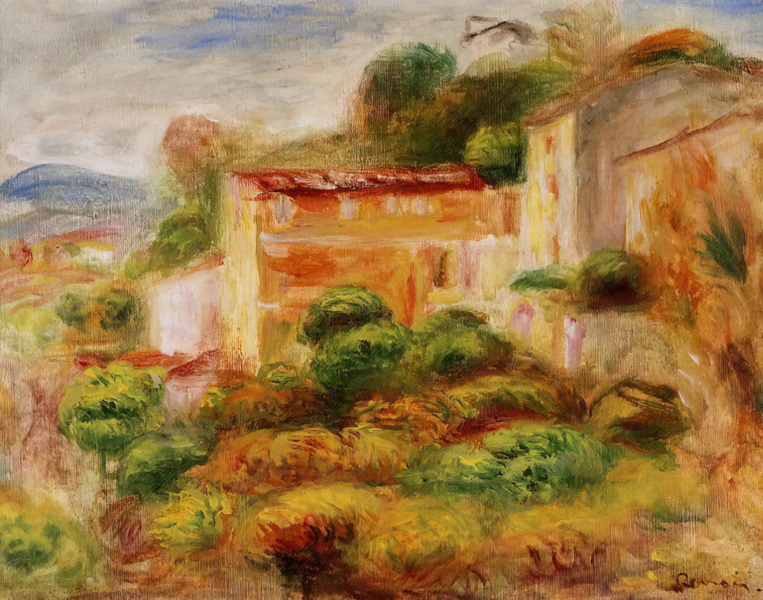 Madame Monet and Her Son: Renoir's Intimate Portrait of Camille and Jean - Maison de la Poste by Pierre-Auguste Renoir