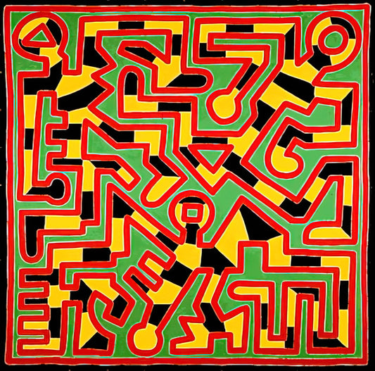 Madonna and Keith Haring: A Definitive Guide to Their Iconic Collaboration and Art Prints - UNTITLED 1988 by Keith Haring
