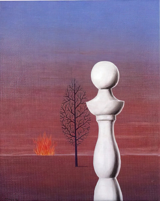 Magritte 1928: The Transformative Year That Defined Surrealism's Most Enigmatic Visionary - FASHIONABLE PEOPLE 1950 by Rene Magritte