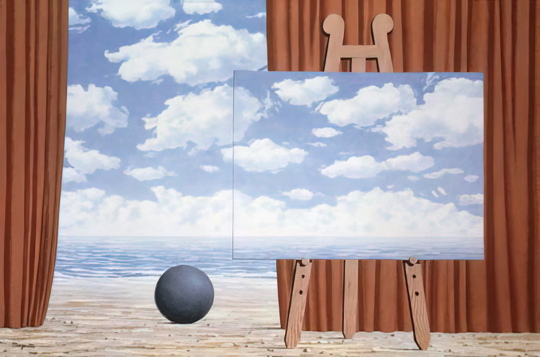 Magritte Poster: A Curator's Guide to Surrealist Iconography and Museum-Quality Prints - THE FAIR CAPTIVE 1965 by Rene Magritte