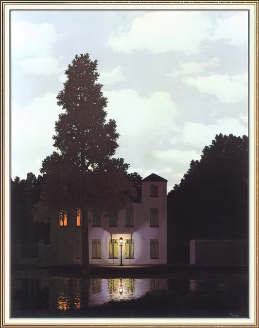 Magritte Sculpture: The Surrealist's Three-Dimensional Enigma - THE EMPIRE OF LIGHTS 1954 1 by Rene Magritte