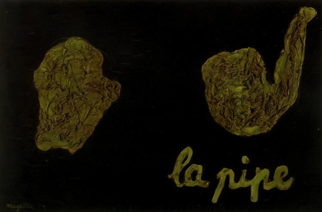 Magritte's 'La Ligne de Vie': Decoding the Surrealist Master's Artistic Philosophy - THE PIPE 1927 by Rene Magritte