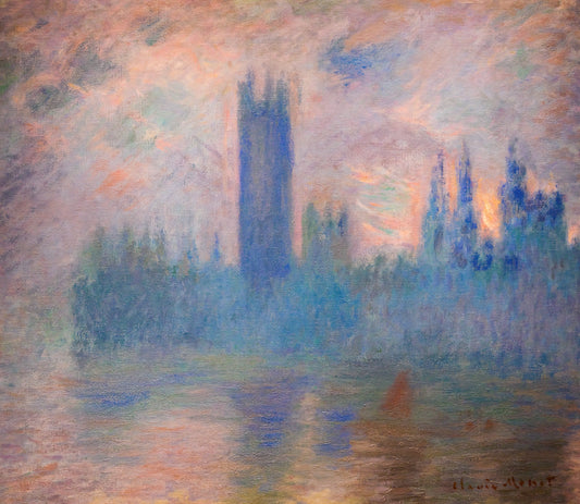 Maison et Jardin de Claude Monet Poster: Bringing Giverny's Magic to Your Home - Houses of Parliament, Westminster by claude monet