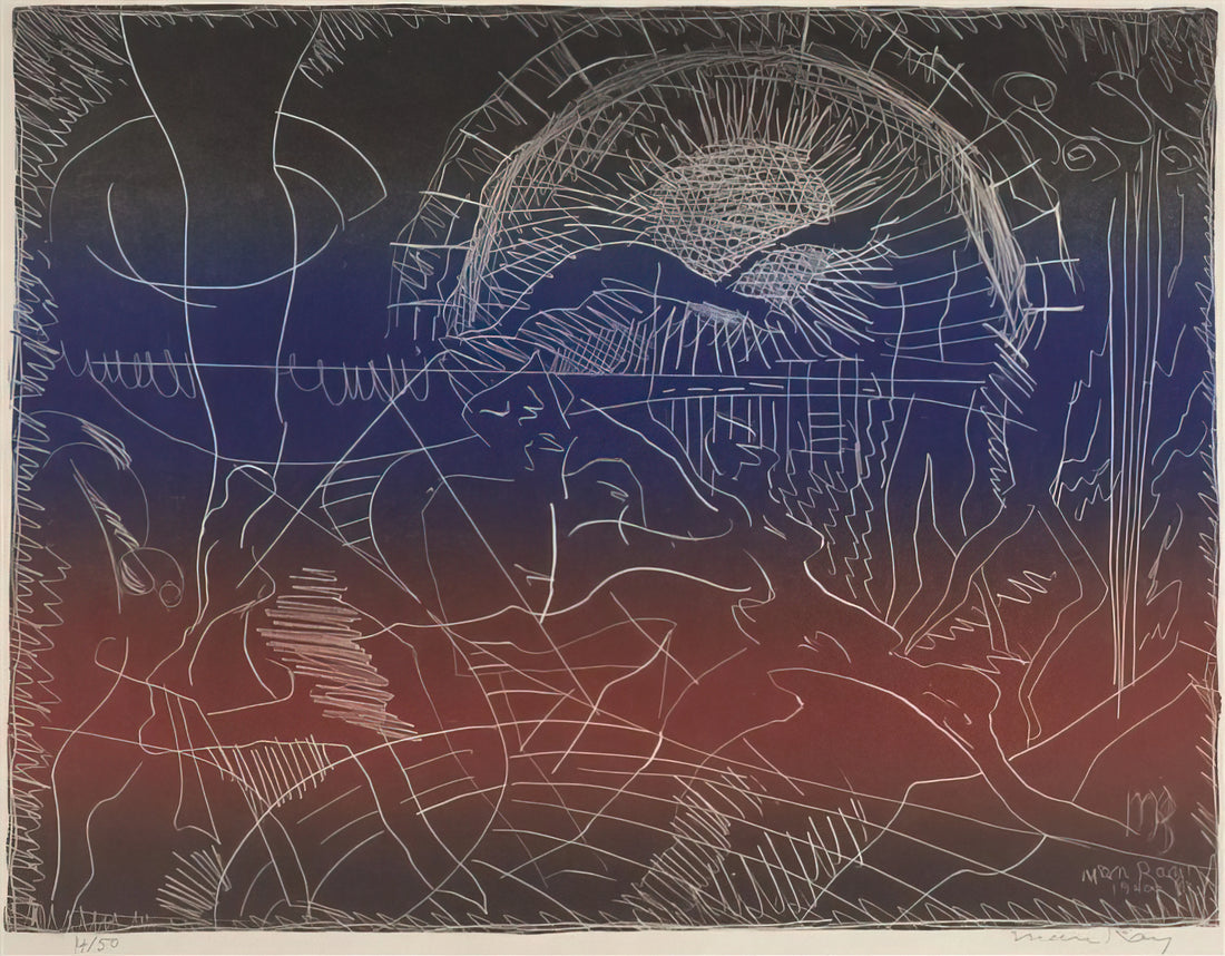 Man Ray Peaches Poster: A Surrealist Icon of Desire and Form - UNTITLED ABSTRACT by Man Ray