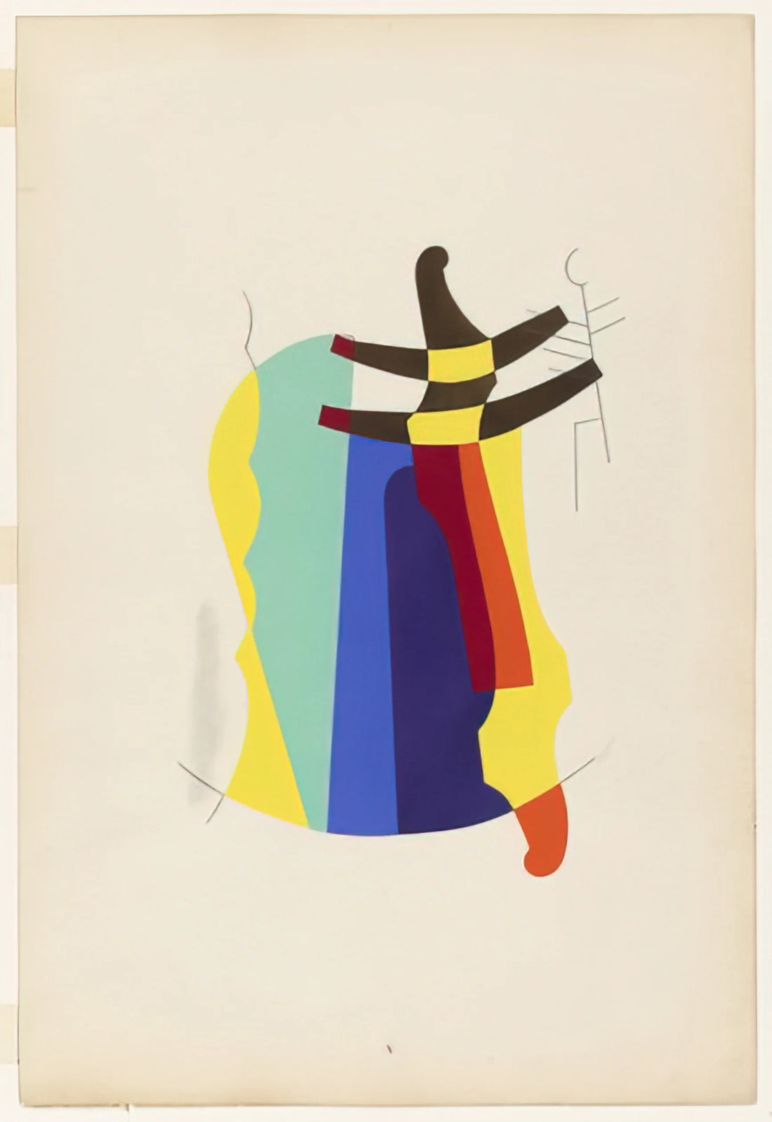 Man Ray's 'The Lovers' Poster: A Surrealist Masterpiece of Desire and Memory - LEGEND FROM THE PORTFOLIO REVOLVING DOORS 1926 by Man Ray