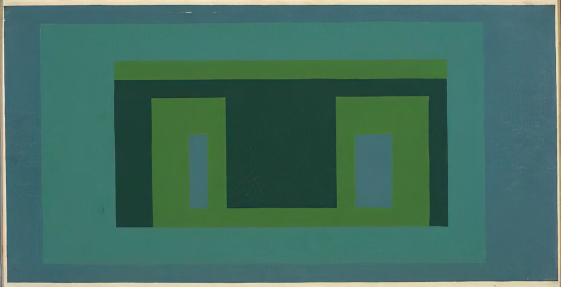Manhattan Josef Albers: The Artist's Urban Influence and Abstract Legacy - VARIANT ADOBE 1956 by Josef Albers