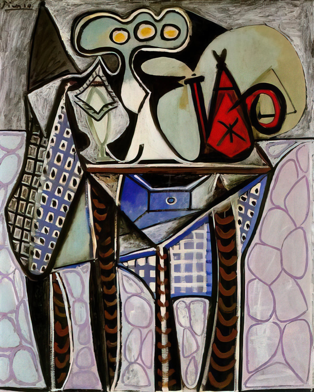 María de la Concepción Picasso: The Untold Story of Picasso's Beloved Sister - Still life on a table - 1947 by Pablo Picasso