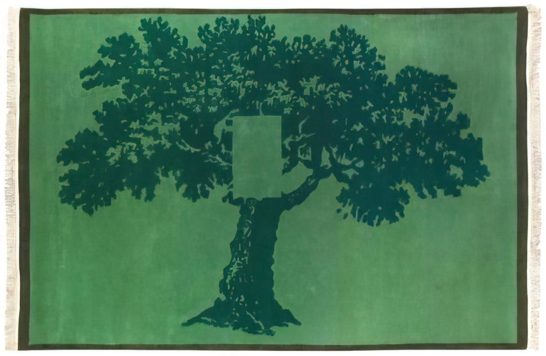 Mario Schifano Art: The Pop Art Prodigy of Post-War Italy - Albero Per Terra - 1984 by Mario Schifano