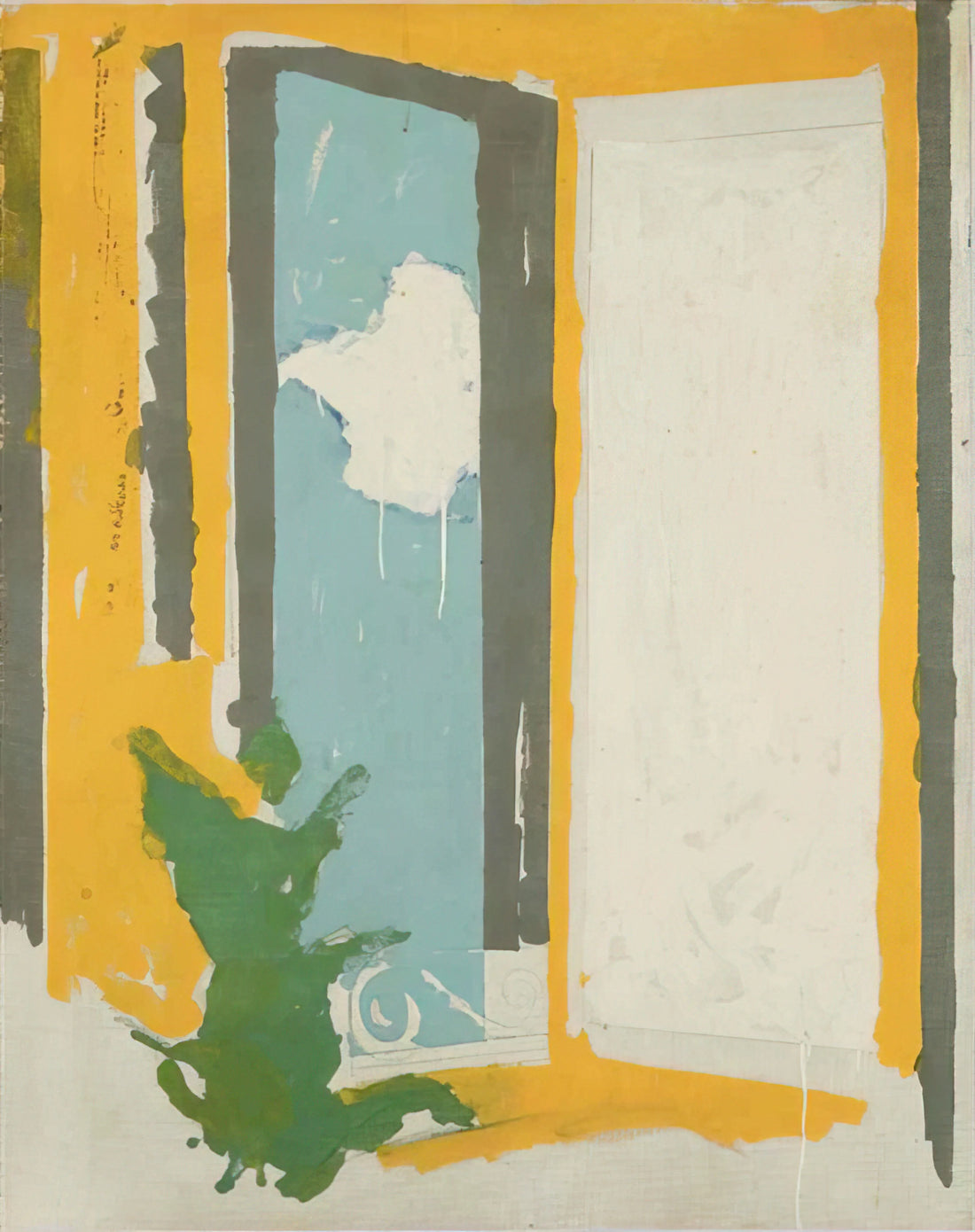 Mario Schifano: The Pop Art Pioneer Who Redefined Italian Modernism - Interno  Esterno - 1976 by Mario Schifano