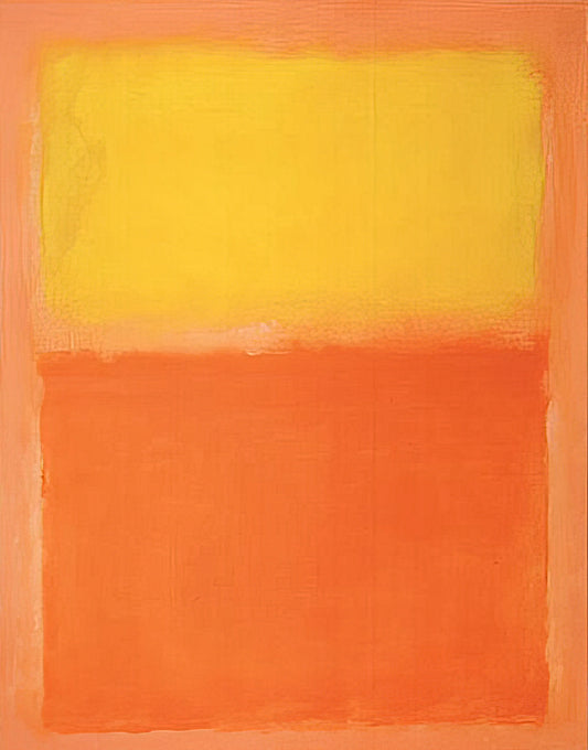 Mark Rothko Subway: The Early Years of a Master of Color and Light - Orange and Yellow - 1956 by Mark Rothko