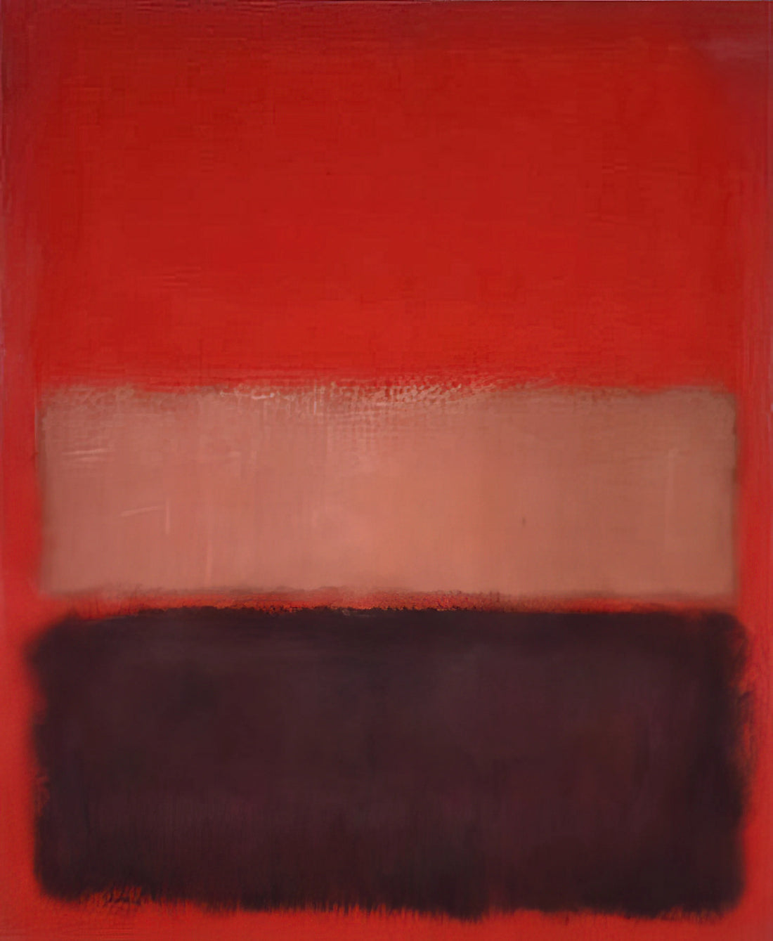Mark Rothko Website: A Curator's Guide to Exploring the Abstract Expressionist's Digital Legacy - No. 46 Black, Ochre, Red Over Red - 1957 by Mark Rothko