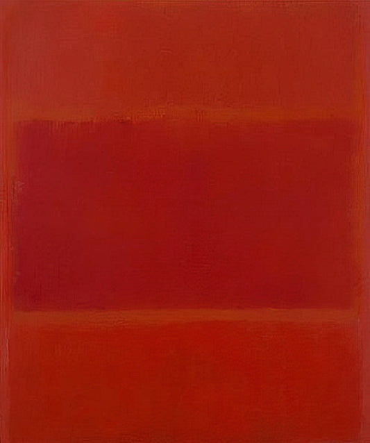Mark Rothko and Barnett Newman: Masters of Color Field Painting and the Sublime - Red and Orange - 1955 by Mark Rothko