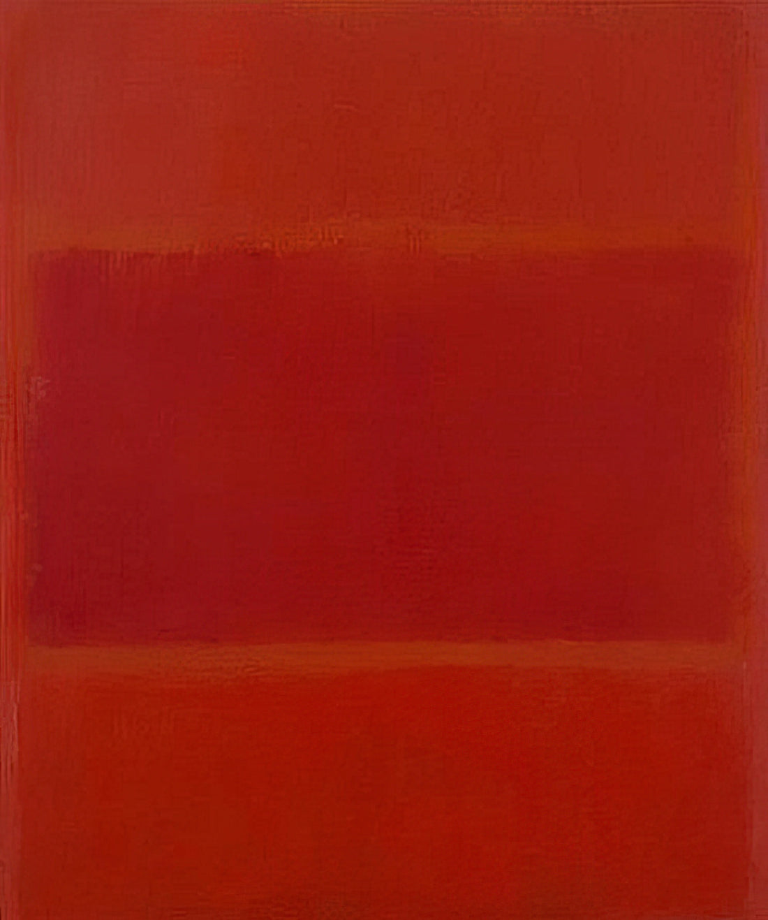 Mark Rothko at the National Gallery: A Journey into Color, Emotion, and Modern Mastery - Red and Orange - 1955 by Mark Rothko
