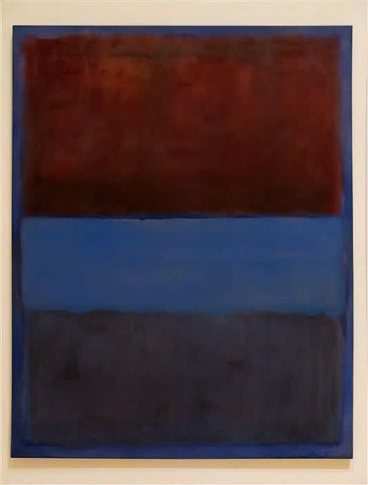 Mark Rothko: The Works on Canvas Catalogue Raisonné | A Definitive Guide - No.61 Rust and Blue - 1953 by Mark Rothko