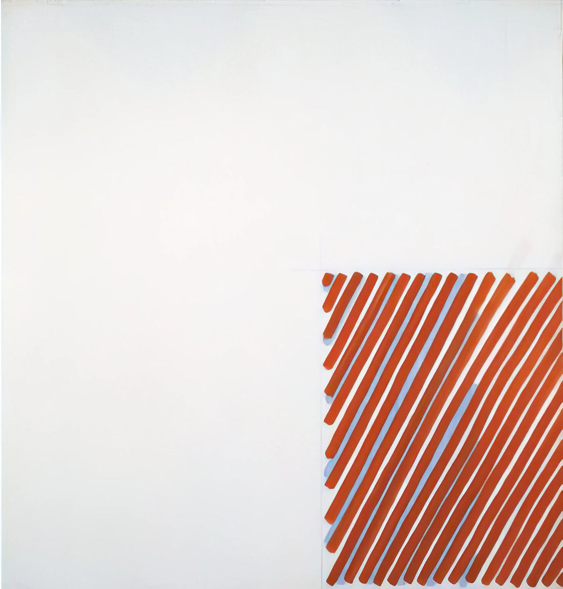 Martin Barre Canvas: Exploring the Abstract Geometry of a French Master - 76-77-C-147,5x140 - 1977 by Martin Barre