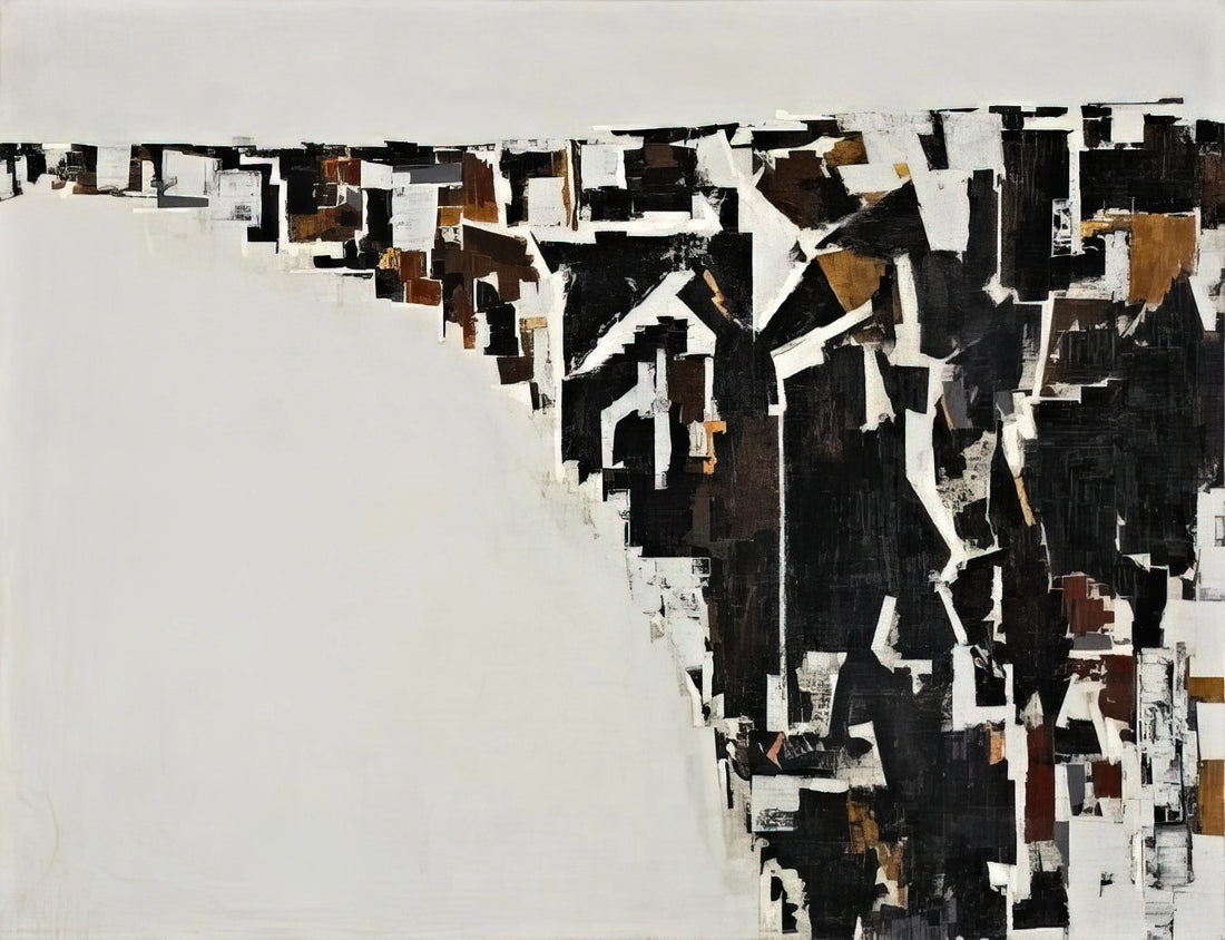 Martin Barre Canvas: Exploring the Abstract Mastery of a British Art Pioneer - Untitled - Minimalism by Martin Barre