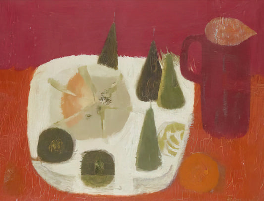 Mary Fedden Drawings: The Intimate World of a Modern British Master - Red Jug - 1968 by Mary Fedden